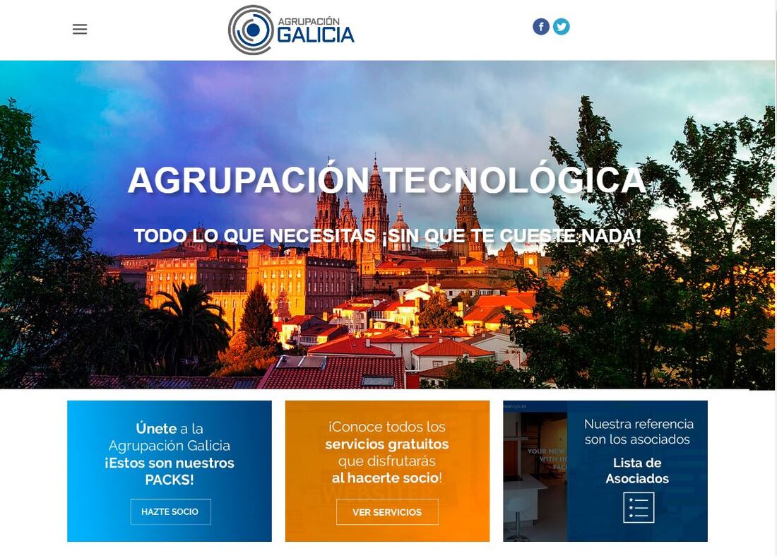 Web Agrupación Galicia