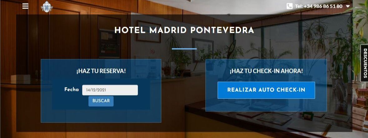 Web Hotel Madrid Pontevedra